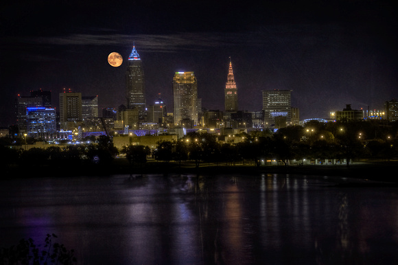 Moon Over Cleveland